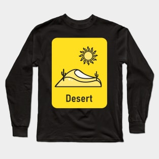 dune, desert, sand, deserts, hot, sandstorm, oasis, heat Long Sleeve T-Shirt